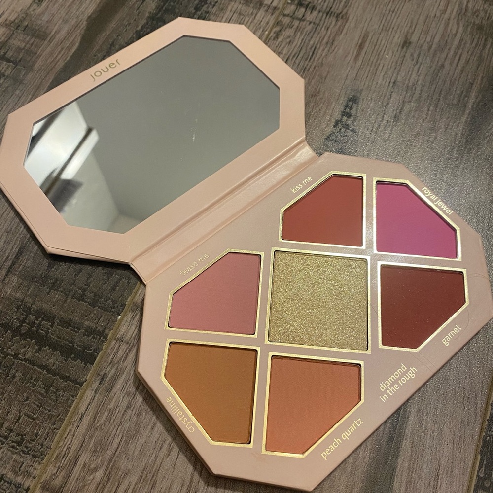 Jouef Rose Cut Gems Blush And Cheek Topper Palette